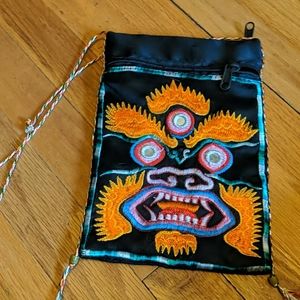 Handmade black purse